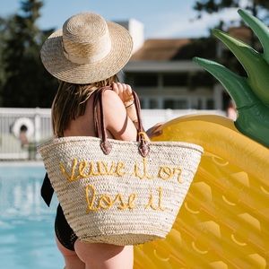 veuve it or lose it large straw tote